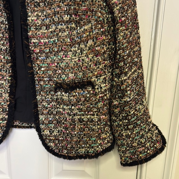 Women's Multicolor Tweed Jacket - Picture 2 of 7